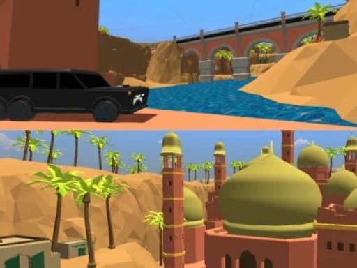Car Stunt Racing Stylized
