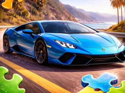 Racing Cars Puzzle Time