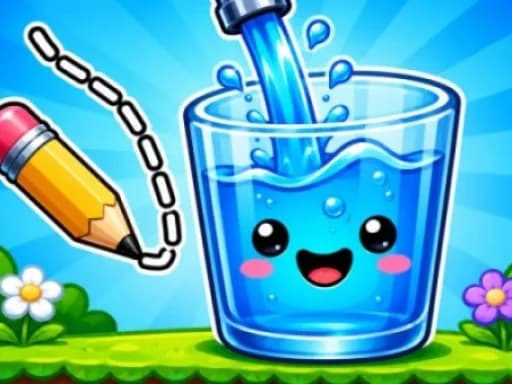 Water Flow Happy Glass